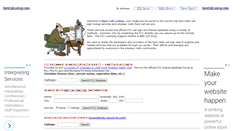Desktop Screenshot of hamcalllookup.com